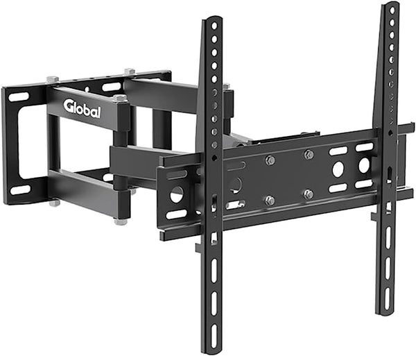 Wall Mount TV Double Arm Long Extension TV and Monitors Mount Corner Bracket Full Motion with Long Arm for Corner/Flat Installation fits 30 to 60" Flat/Curve TVs VESA 400x400mm High Resistance